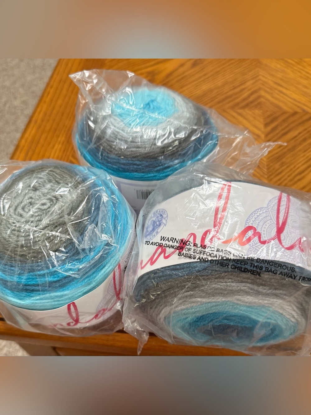 Lion Brand Mandala 3 Skeins 5.3 Oz each Color Spirit Brand New